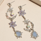 Moonflower Glam Drop Earrings
