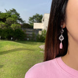 Pink Friday Queen Drop Earrings