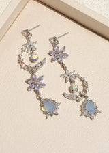 Moonflower Glam Drop Earrings