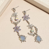 Moonflower Glam Drop Earrings