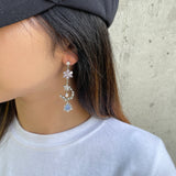 Moonflower Glam Drop Earrings