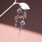 Mystic Heart Drop Earrings