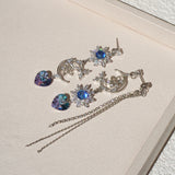 Mystic Heart Drop Earrings