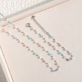 Tattoo Morganite Chain Bracelet