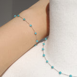 Tattoo Turquoise Chain Necklace