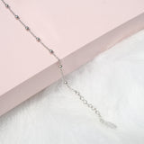 Tattoo Stainless Steel Silver Ball Single Bracelet