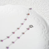 Tattoo Lepidolite Chain Necklace