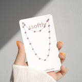 Tattoo Lepidolite Chain Necklace