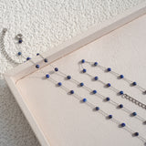 Tattoo Lapis Lazuli Chain Necklace