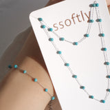 Tattoo Turquoise Chain Necklace