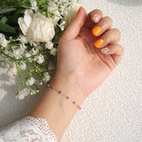 Tattoo Lepidolite Chain Bracelet