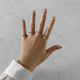 Tattoo Stainless Steel Simple Ring[1+1]