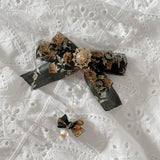 You And The Dried Rose Chiffon Hair-Pin