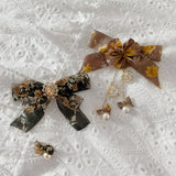 You And The Dried Rose Chiffon Hair-Pin