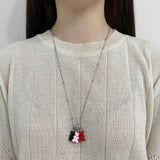 Silver Ball Chain Necklace