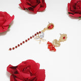 Phoenix's Red Rubies Earrings