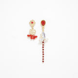 Phoenix's Red Rubies Earrings