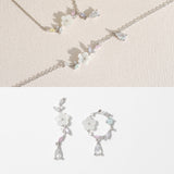 Anna Sea Shell Floria Set In Silver up to10%