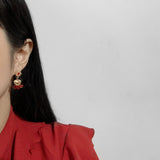 Phoenix's Red Rubies Earrings