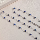 Tattoo Lapis Lazuli Chain Bracelet