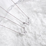 Tattoo Stainless Steel Winter Butterfly Necklace