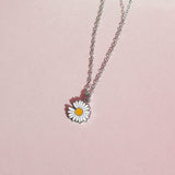 Tattoo Stainless Steel Daisy Daisy Necklace