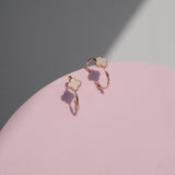 Fall In Pink Earrings [Barbie Core]