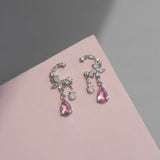 Dance In The Pink Night Earrings [Barbie Core]