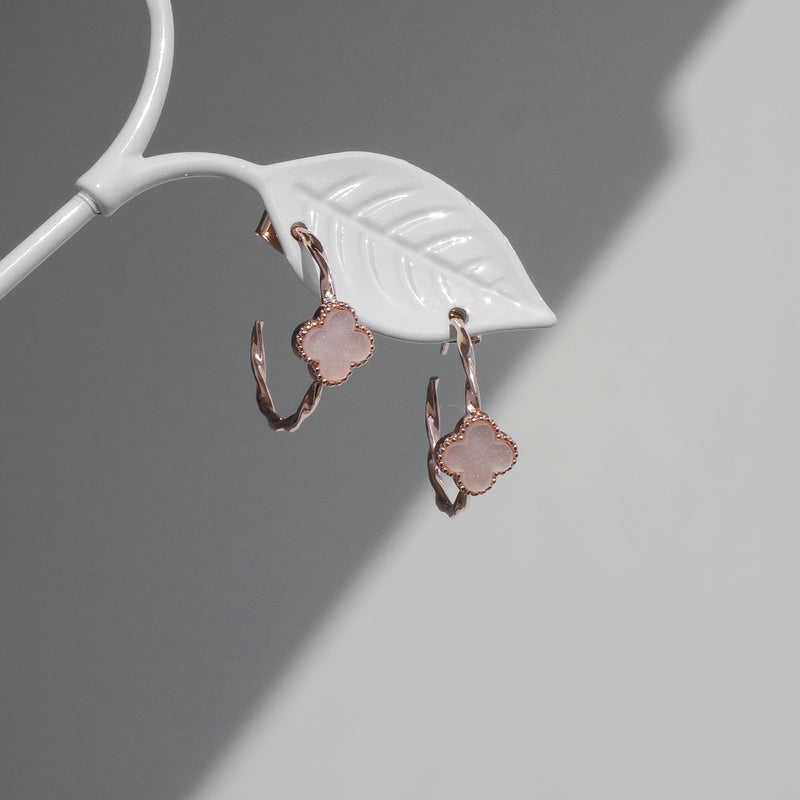 Fall In Pink Earrings [Barbie Core]