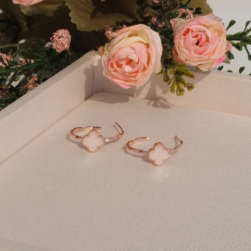 Fall In Pink Earrings [Barbie Core]
