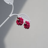Simple Is Best Pink Sweater Earring [Barbie Core]