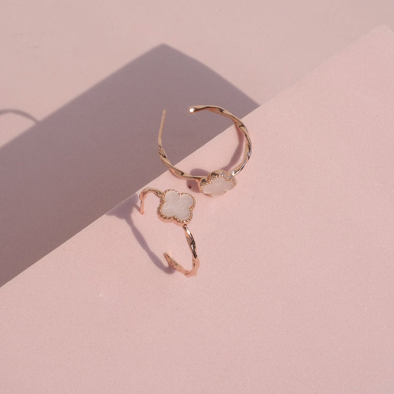 Fall In Pink Earrings [Barbie Core]