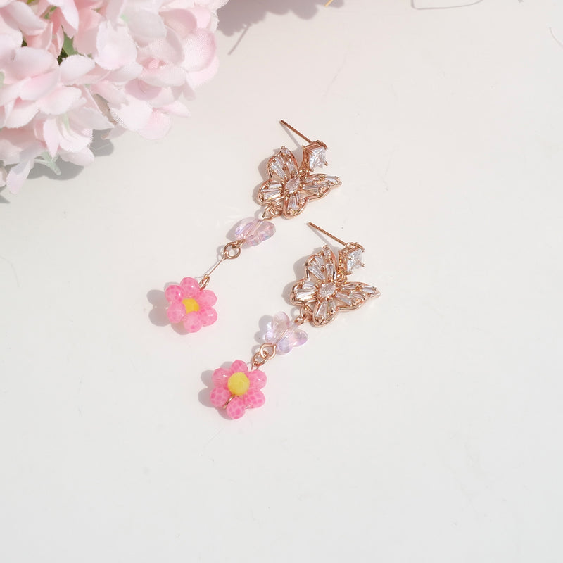 Pink Fantasy Earrings [Barbie Core]