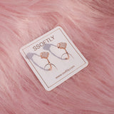 Fall In Pink Earrings [Barbie Core]