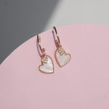 Dress Me Up Heart Earring [Barbie Core]/2nd Restock Ready By 1st week Of Sep