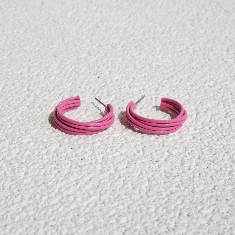 Hi Pink Earring [Barbie Core]
