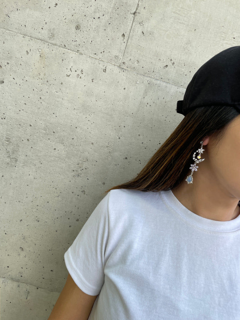 Moonflower Glam Drop Earrings
