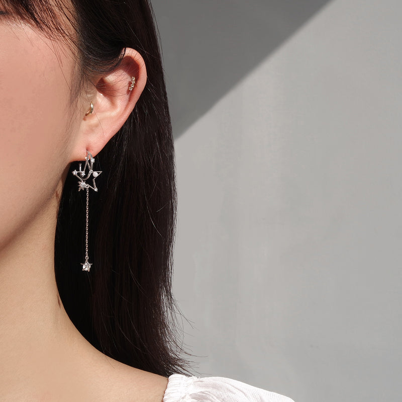 On A Starry Night Earrings [Two-two]