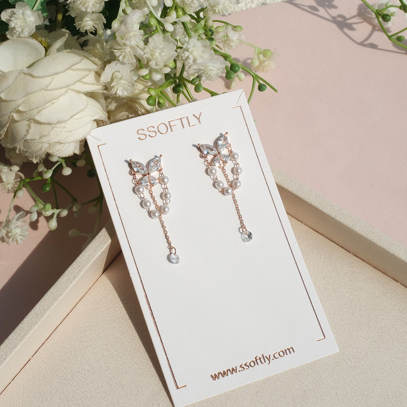 Adela Pearly Earrings [Two-two]