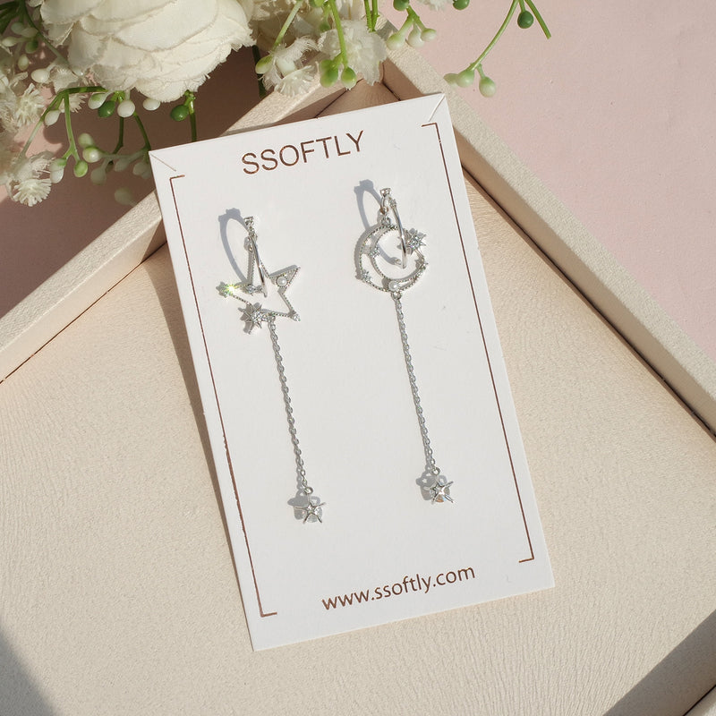 On A Starry Night Earrings [Two-two]