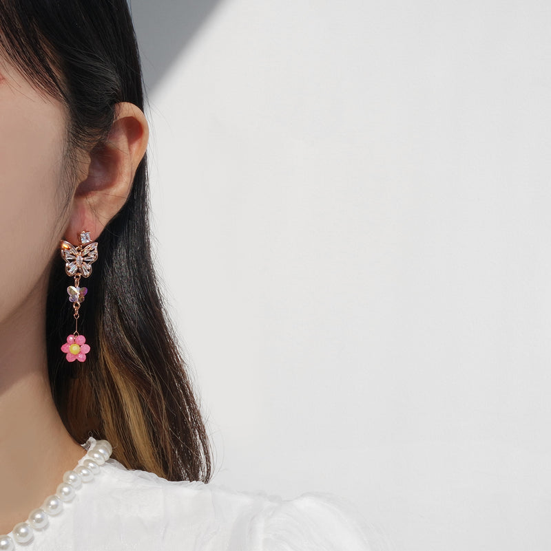Pink Fantasy Earrings [Barbie Core]