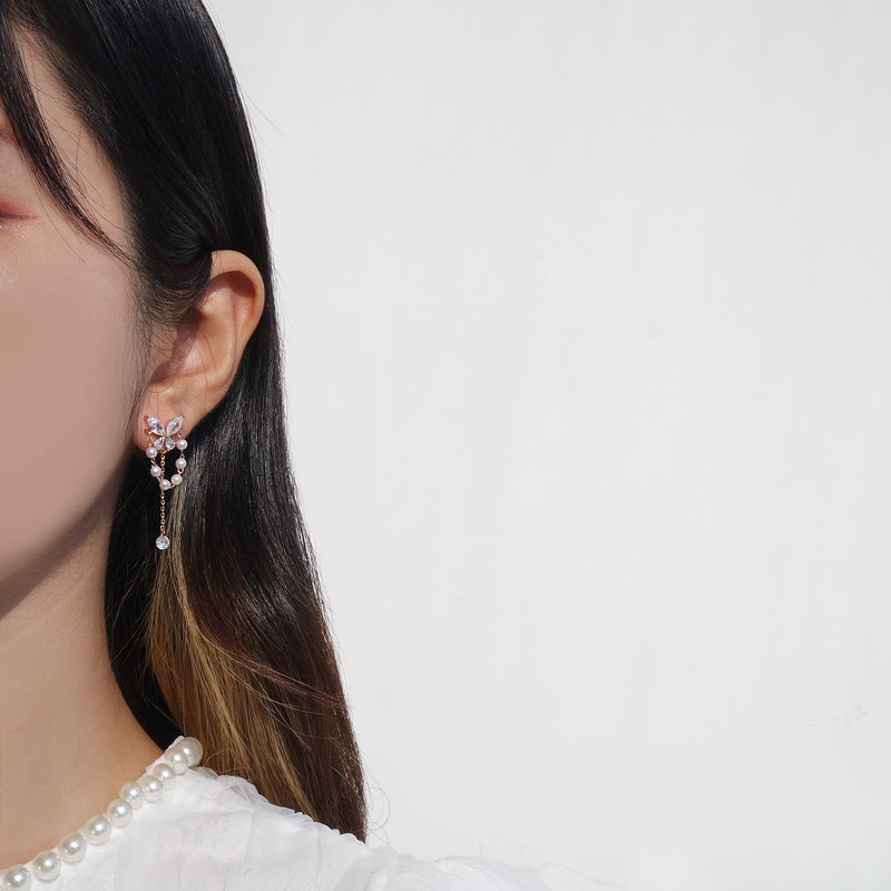 Adela Pearly Earrings [Two-two]
