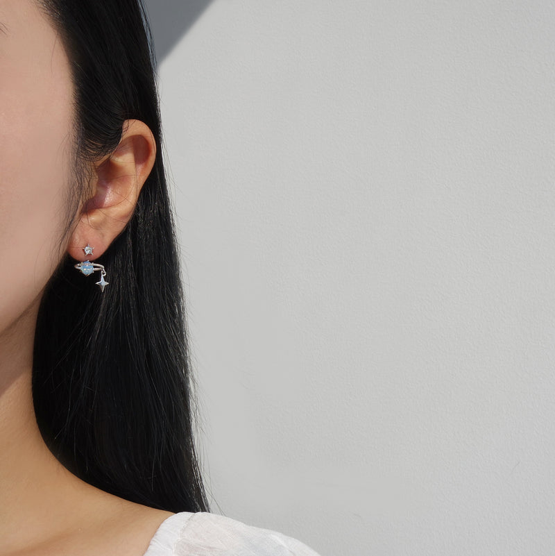 Luminous Saturn Earrings [Two-two]