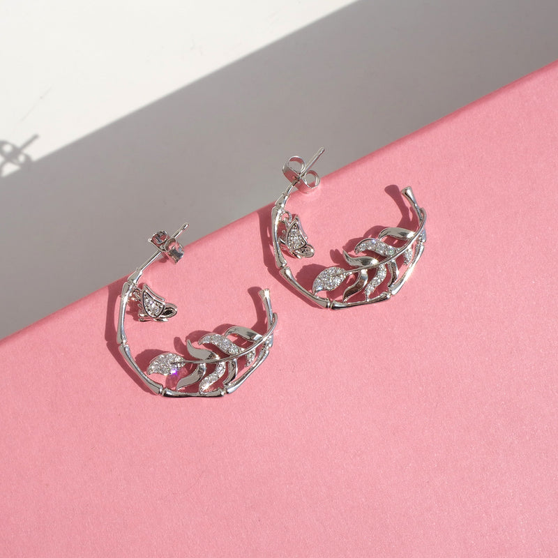 Crescent Garden Earrings [Two-two]