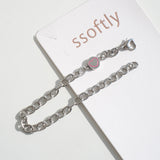 Tattoo Dual Love Chain Bracelet [Water Proof]