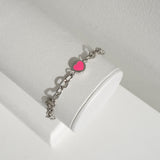 Tattoo Dual Love Chain Bracelet [Water Proof]