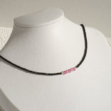 Tattoo LaBijou Necklace Black Spinel [Waterproof]