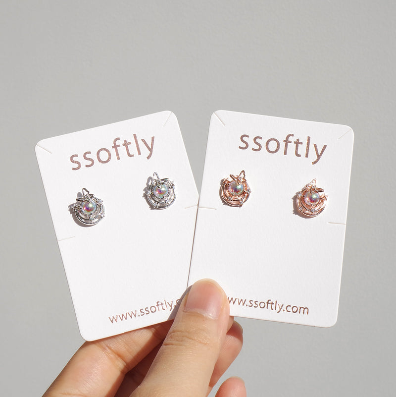 Twinkling Galaxy Earrings [Two-two]