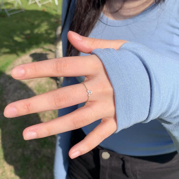 Tiny Butterfly Ring_925silver [Purity]