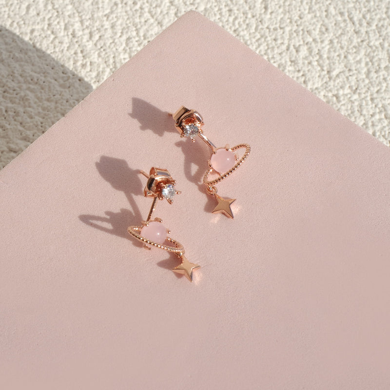 Luminous Saturn Earrings [Two-two]